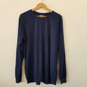 Open Trails Long Sleeve Navy Blue Tee XL